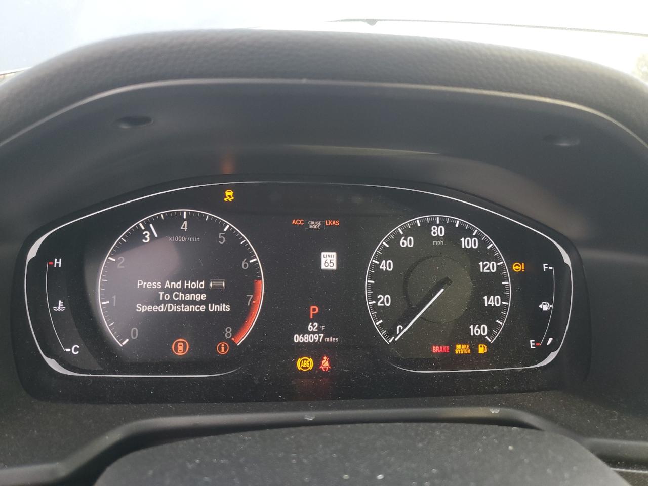2019 Honda Accord VIN 1HGCV1F33KA080544 Copart auction photo, rear end damage thumbnail 9