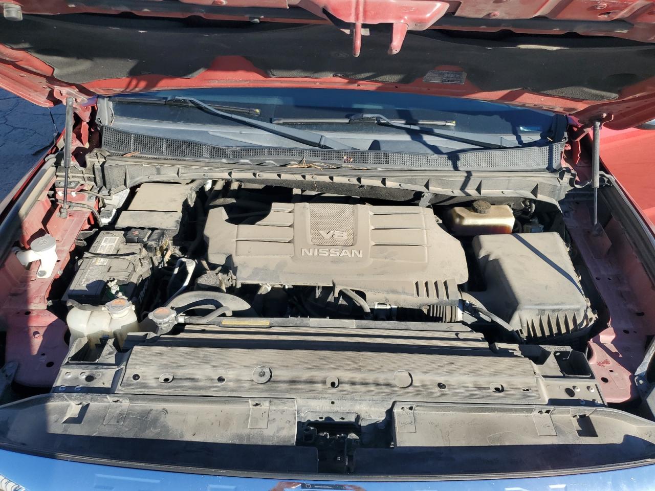 2017 Nissan Titan VIN 1N6AA1E58HN562350 Copart auction photo, rear end / front end damage thumbnail 12