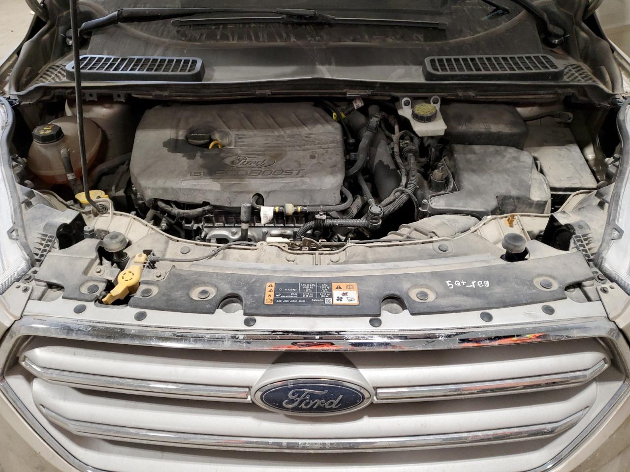 2017 Ford Escape VIN 1FMCU0GD9HUF07490 Copart auction photo, rear end damage thumbnail 12