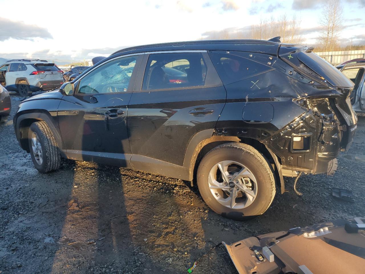 2024 Hyundai Tucson VIN 5NMJBCDE9RH400545 Copart auction photo, rejected repair damage thumbnail 2