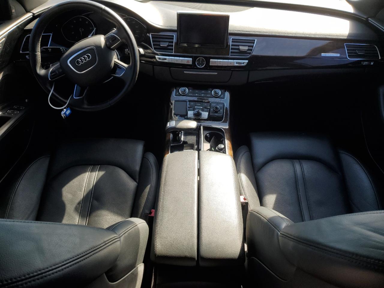 2015 Audi A8 VIN WAU3GAFD8FN040523 Copart auction photo, front end / side damage thumbnail 8