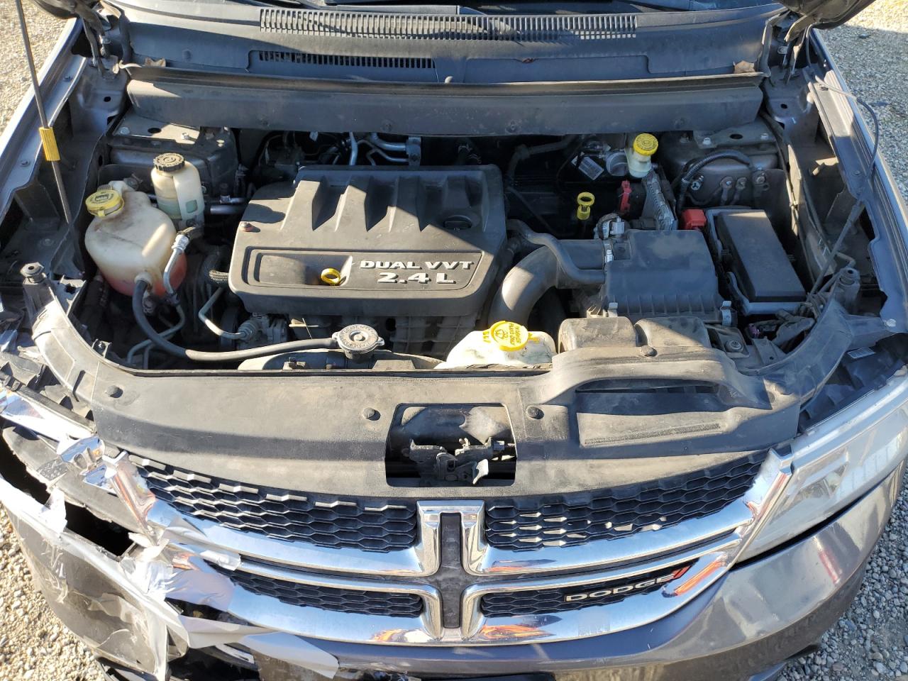 2014 Dodge Journey VIN 3C4PDCBBXET180214 Copart auction photo, front end damage thumbnail 12