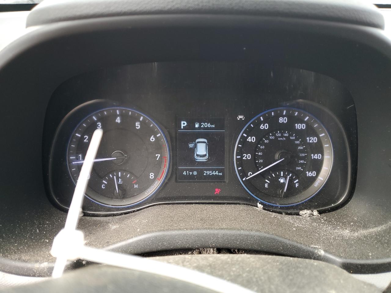 2020 Hyundai Kona VIN KM8K2CAA9LU574391 Copart auction photo, front end damage thumbnail 9