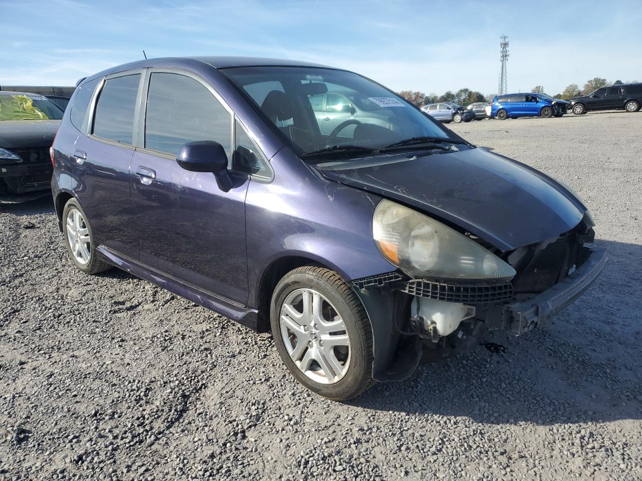 2008 Honda Fit VIN JHMGD38618S048411 Copart auction photo, front end / minor dent/scratches damage thumbnail 4