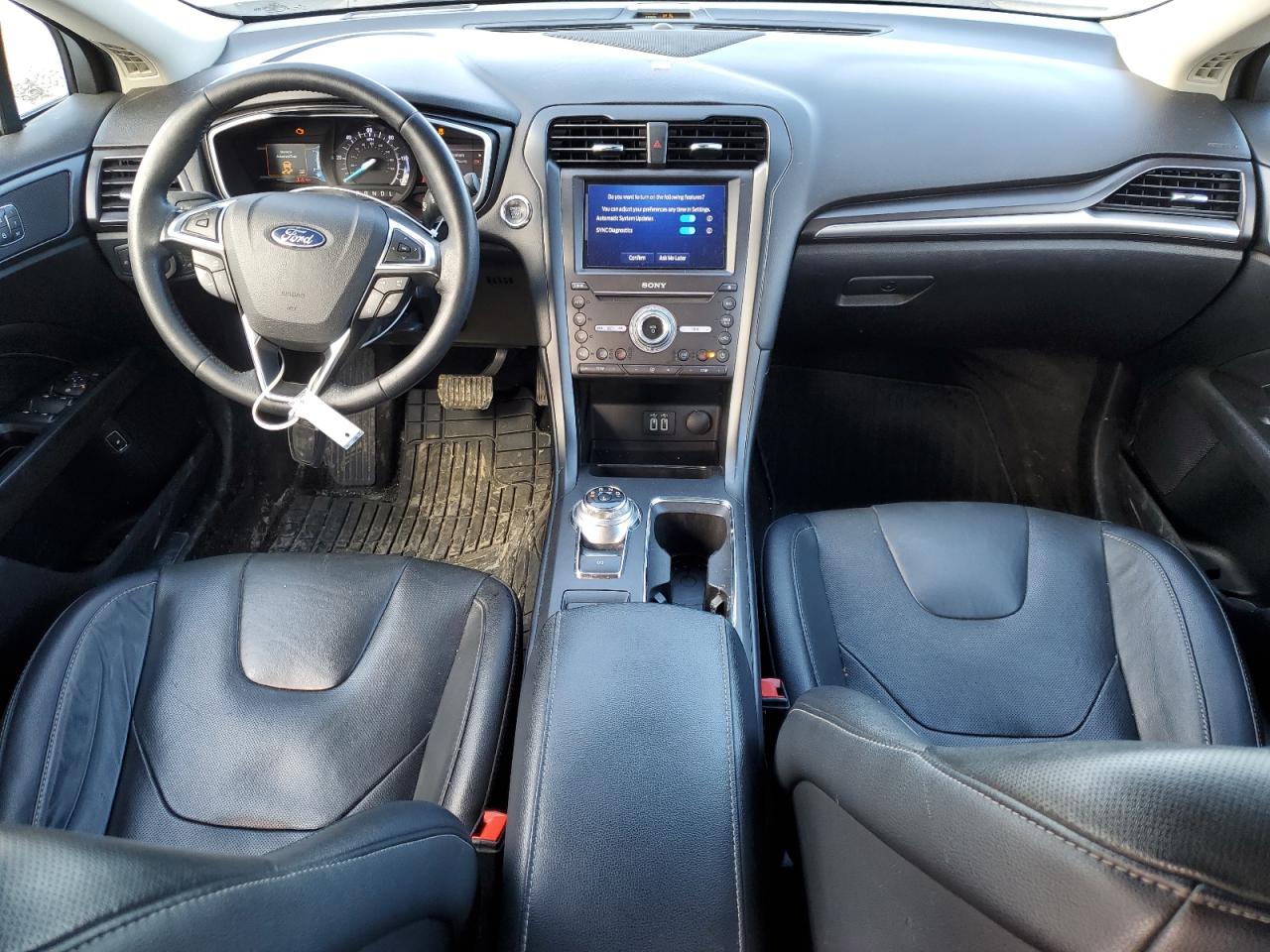 2019 Ford Fusion VIN 3FA6P0SU9KR286932 Copart auction photo, front end damage thumbnail 8