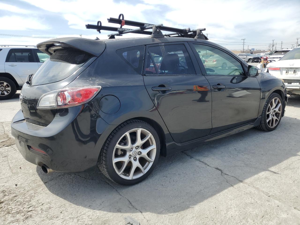 2010 Mazda 3 VIN JM1BL1H44A1172668 Copart auction photo, burn / front end damage thumbnail 3