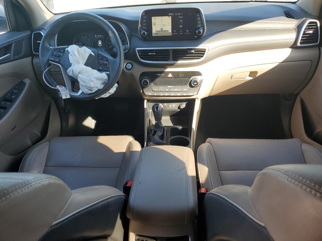 2019 Hyundai Tucson VIN KM8J33AL1KU045834 Copart auction photo, front end damage thumbnail 8