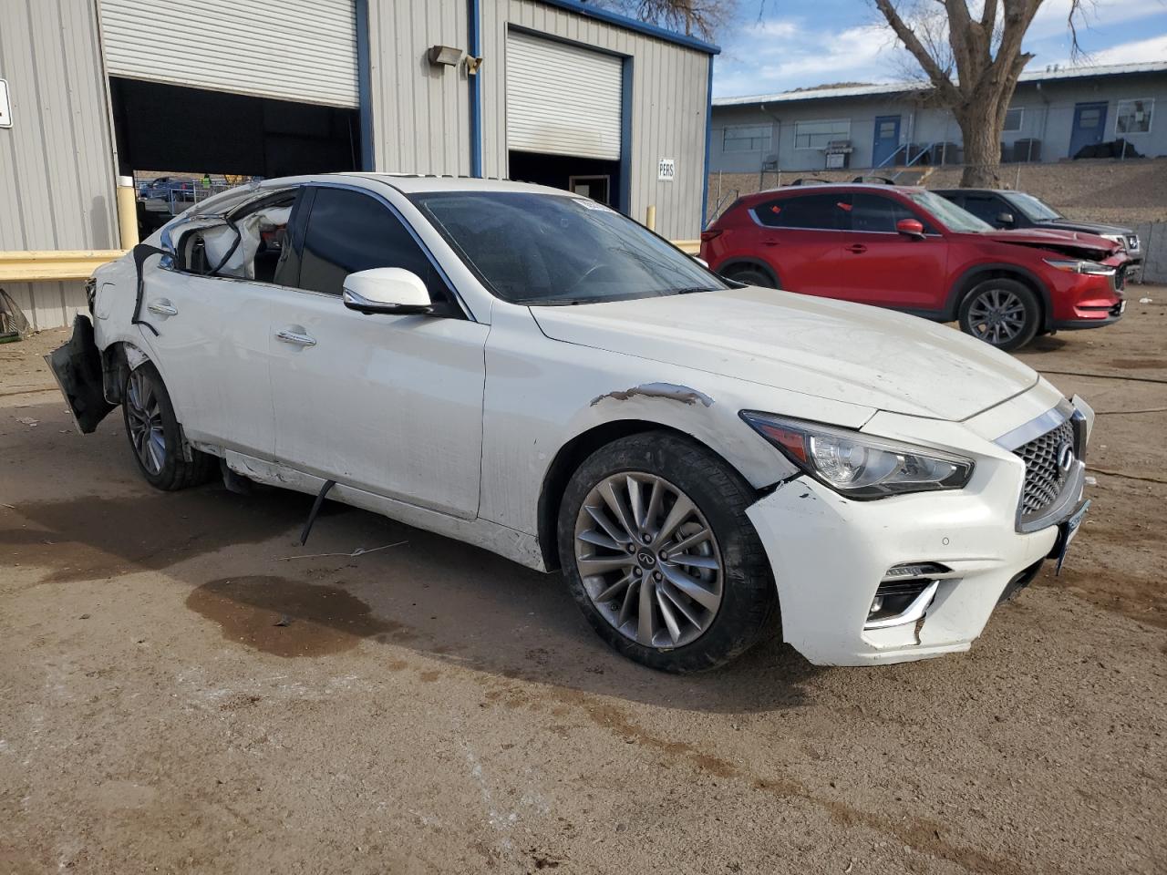 2021 Infiniti Q50 VIN JN1EV7BP1MM702534 Copart auction photo, all over damage thumbnail 4