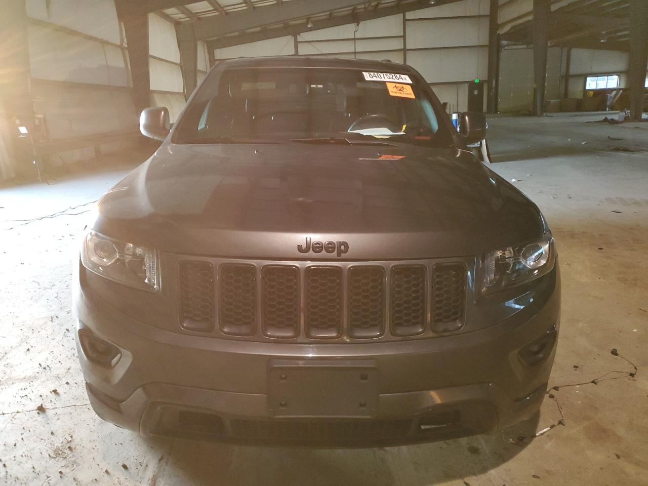 2015 Jeep Grand Cherokee VIN 1C4RJFAG1FC660171 Copart auction photo, side damage thumbnail 5