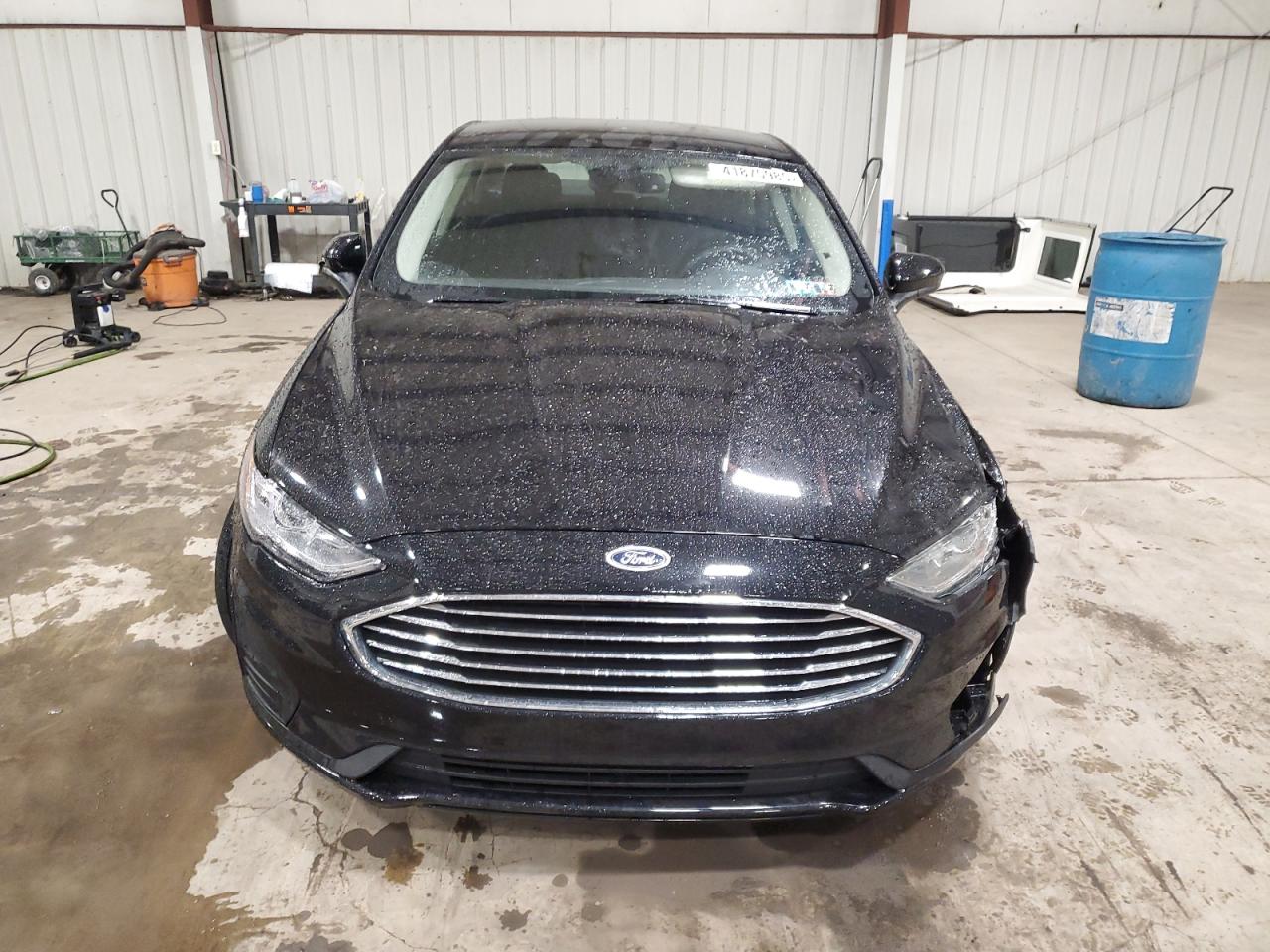 2020 Ford Fusion VIN 3FA6P0T99LR159125 Copart auction photo, front end / side damage thumbnail 5