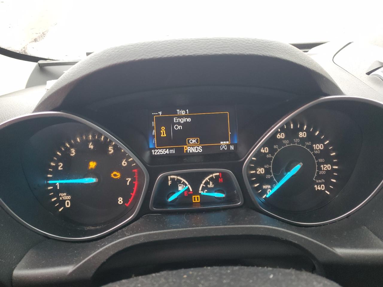 2017 Ford Escape VIN 1FMCU0JDXHUB02019 Copart auction photo, front end damage thumbnail 9