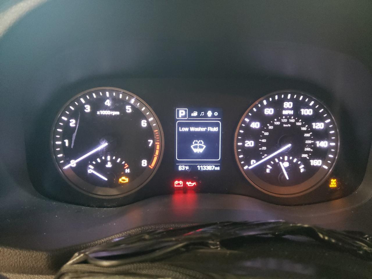 2016 Hyundai Tucson VIN KM8J3CA41GU036261 Copart auction photo, vandalism / all over damage thumbnail 9