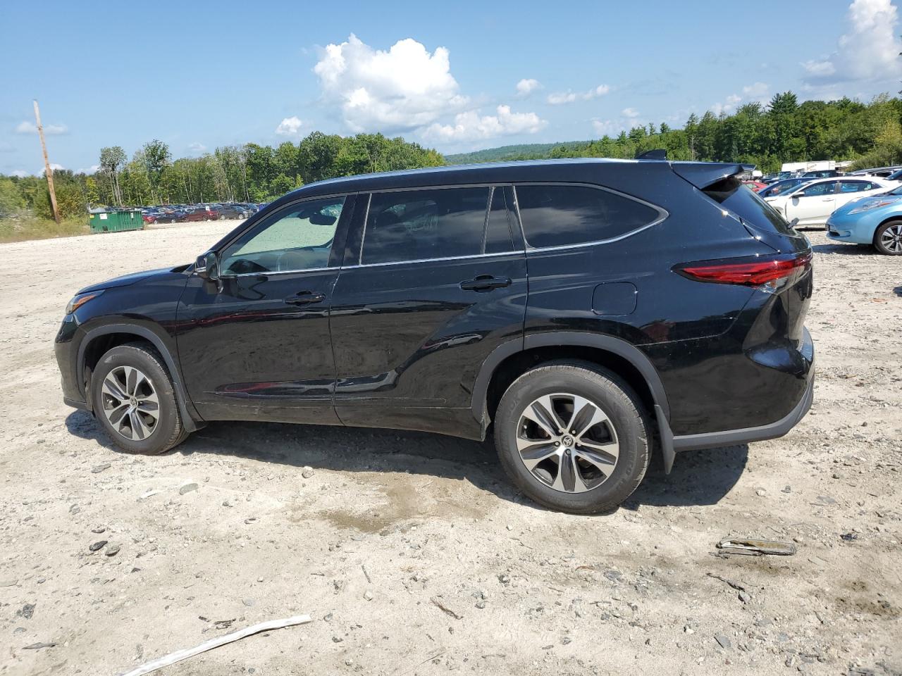 2021 Toyota Highlander VIN 5TDHZRBH5MS123330 Copart auction photo, mechanical damage thumbnail 2