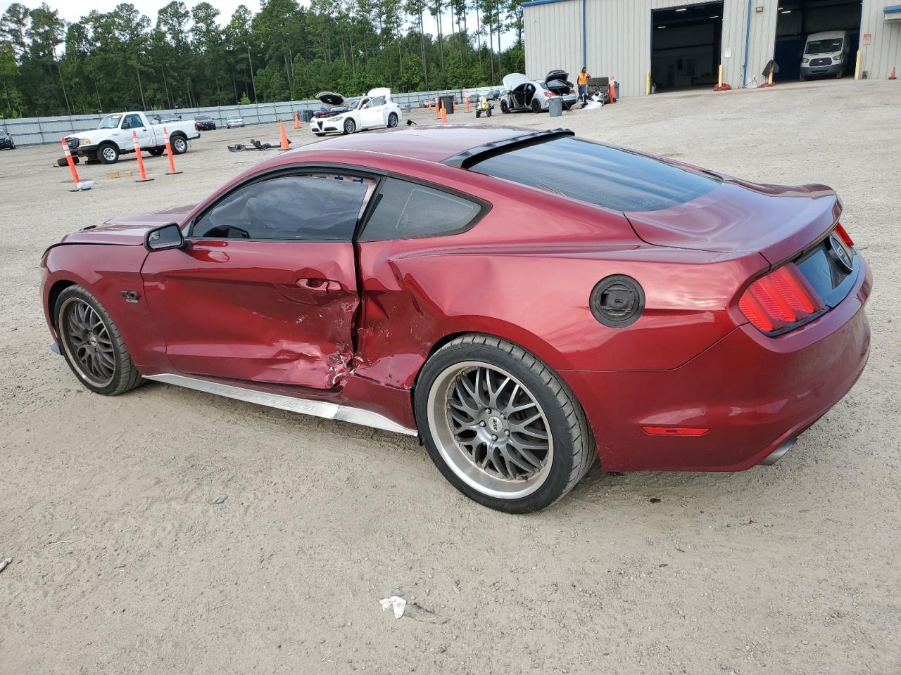 2015 Ford Mustang VIN 1FA6P8CF0F5335443 Copart auction photo, all over damage thumbnail 2