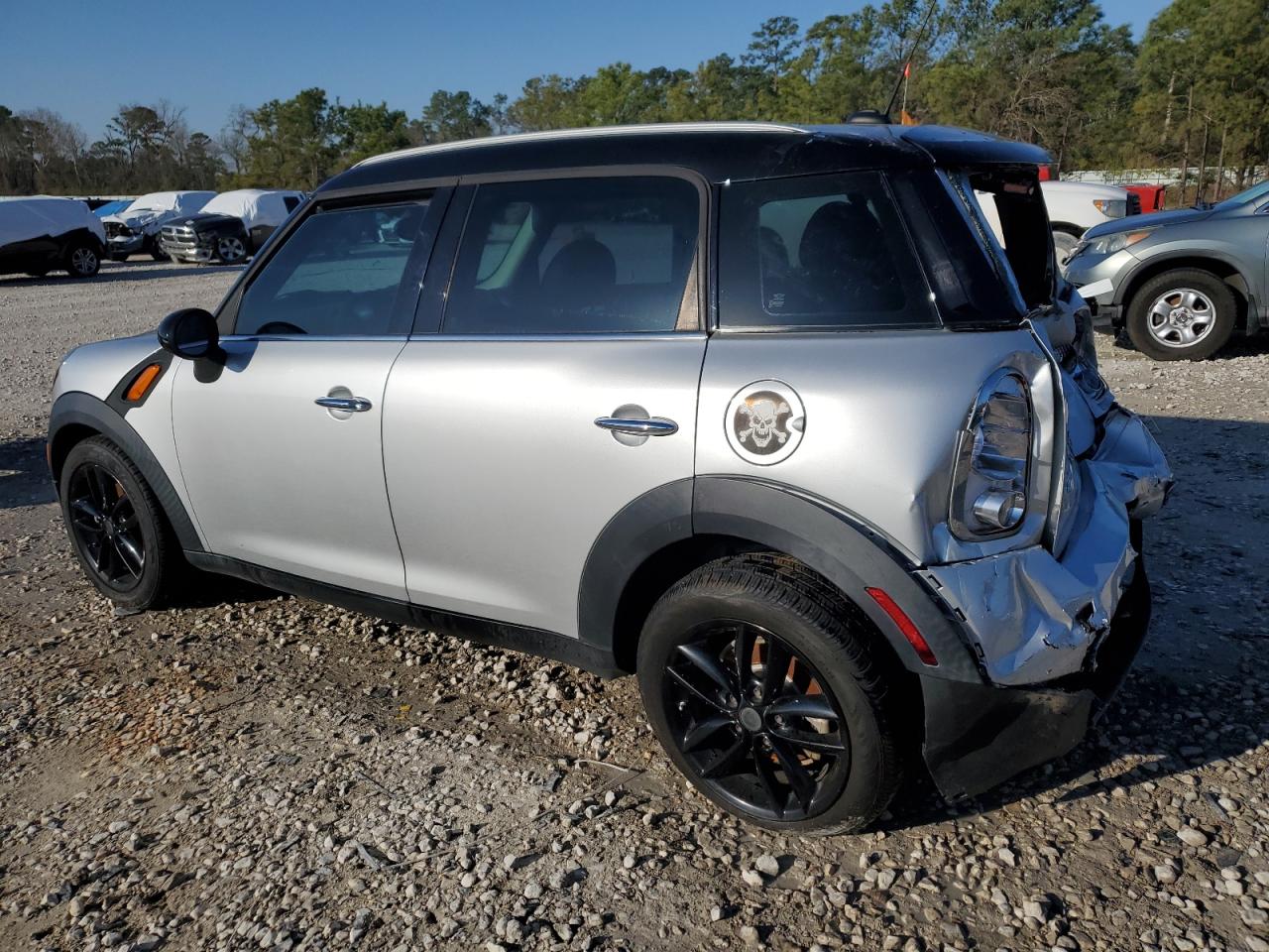 2014 MINI Cooper VIN WMWZB3C50EWR36650 Copart auction photo, rear end / minor dent/scratches damage thumbnail 2