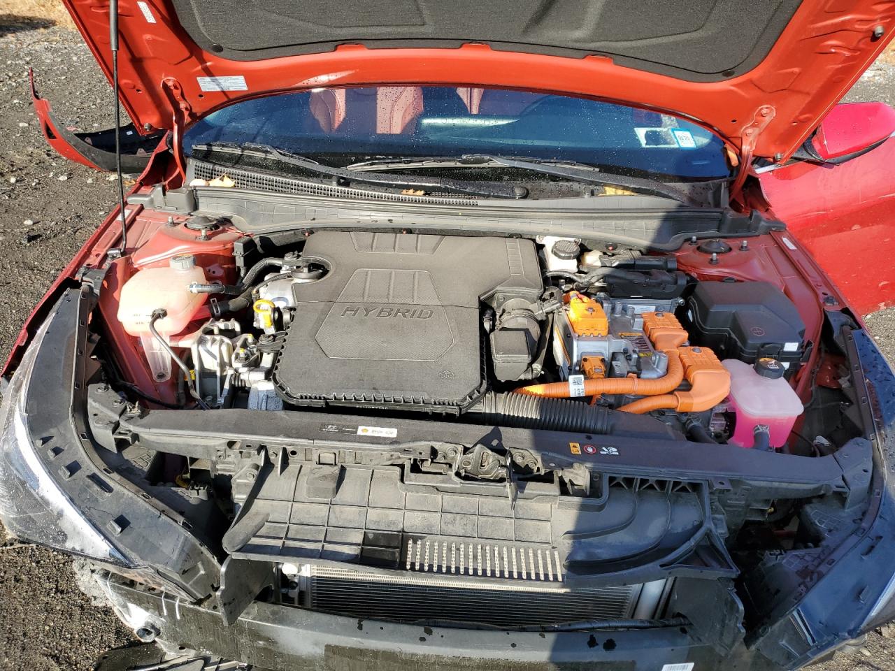 2022 Hyundai Elantra VIN KMHLN4AJ8NU025009 Copart auction photo, all over damage thumbnail 12