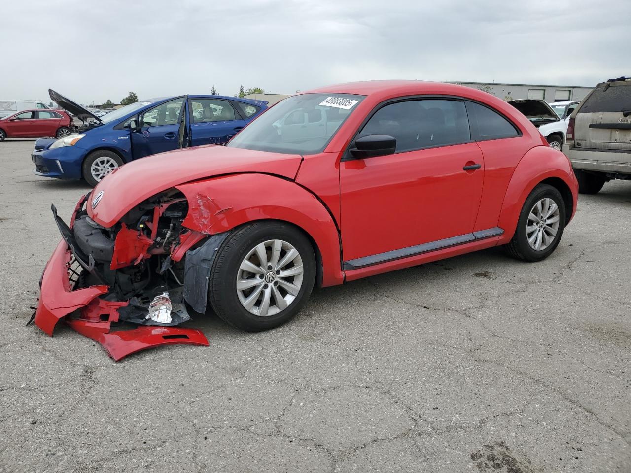 2013 Volkswagen Beetle VIN 3VWFP7AT1DM630309 - Copart auction photo