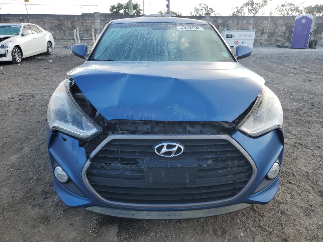 2016 Hyundai Veloster VIN KMHTC6AE7GU262288 Copart auction photo, front end / rear end damage thumbnail 5