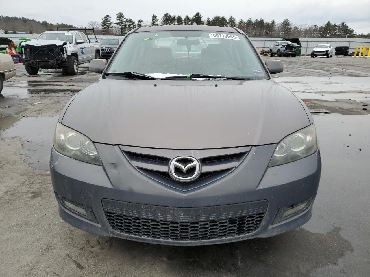2007 Mazda 3 VIN JM1BK123371622936 Copart auction photo, rear end damage thumbnail 5