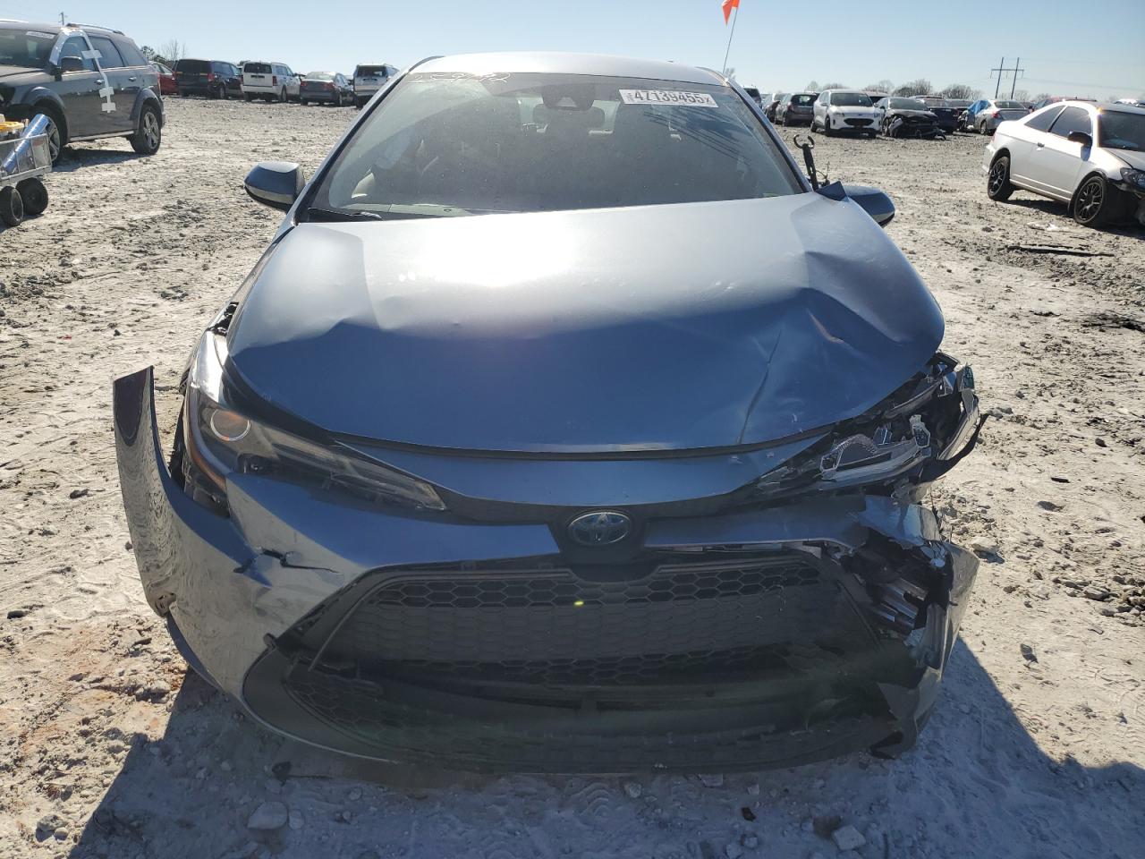 2021 Toyota Corolla VIN JTDEAMDE4MJ000583 Copart auction photo, front end damage thumbnail 5