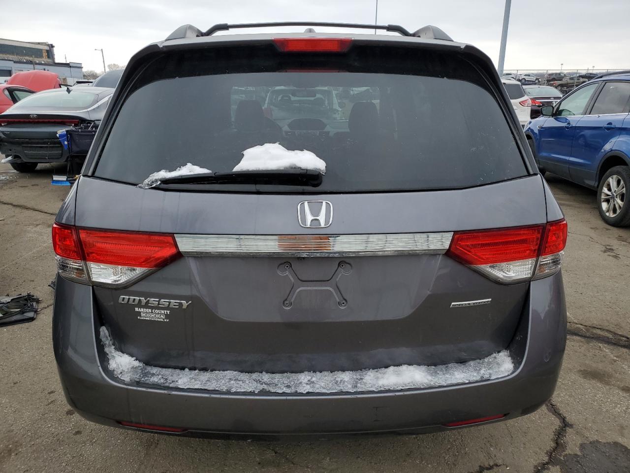 2016 Honda Odyssey VIN 5FNRL5H38GB086115 Copart auction photo, front end damage thumbnail 6