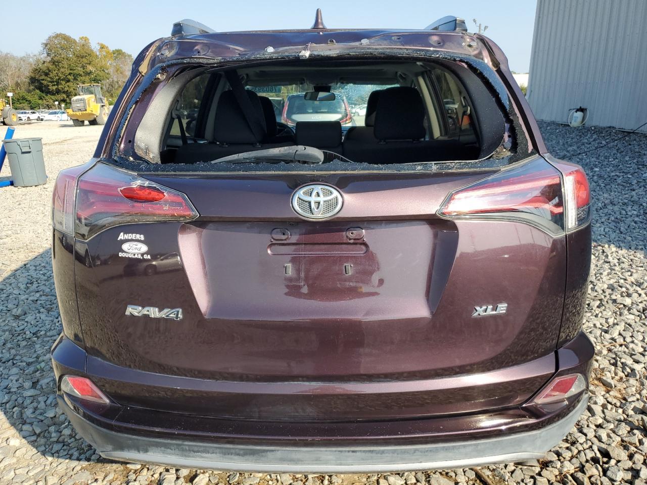 2017 Toyota RAV 4 VIN 2T3WFREV0HW339964 Copart auction photo, top/roof / front end damage thumbnail 6