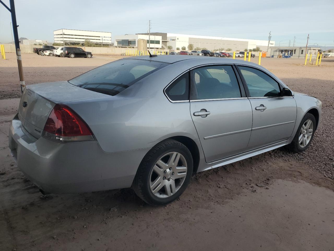 2014 Chevrolet Impala VIN 2G1WB5E34E1114141 Copart auction photo, side damage thumbnail 3