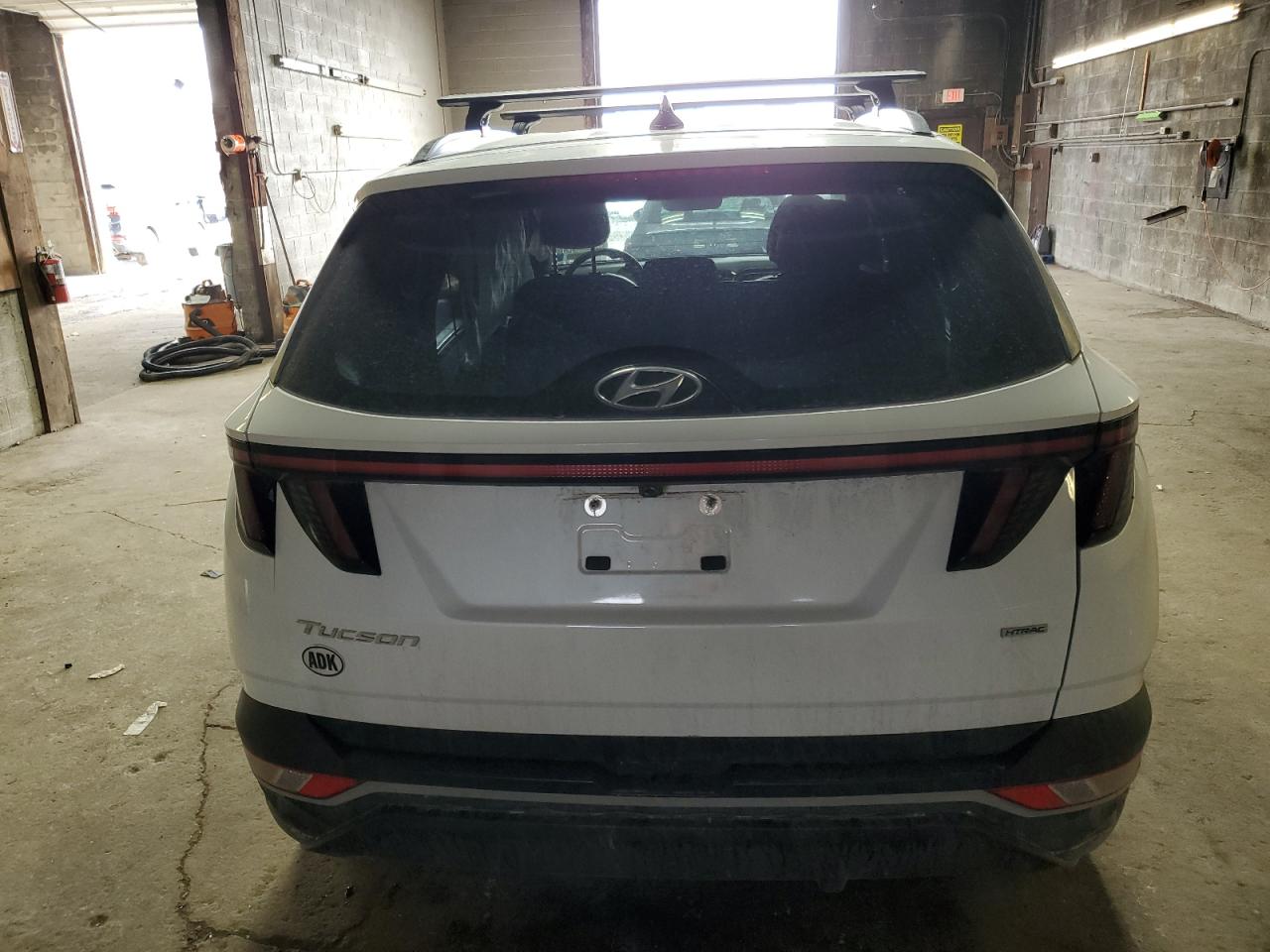 2022 Hyundai Tucson VIN 5NMJCCAE8NH019488 Copart auction photo, side / rear end damage thumbnail 6