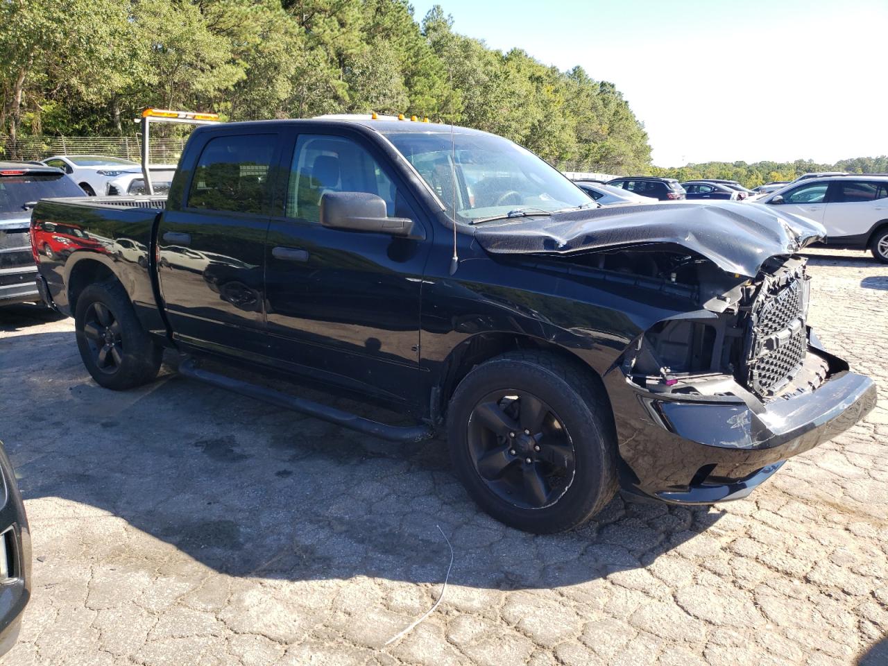 2015 RAM 1500 VIN 1C6RR6KT9FS553886 Copart auction photo, front end damage thumbnail 4