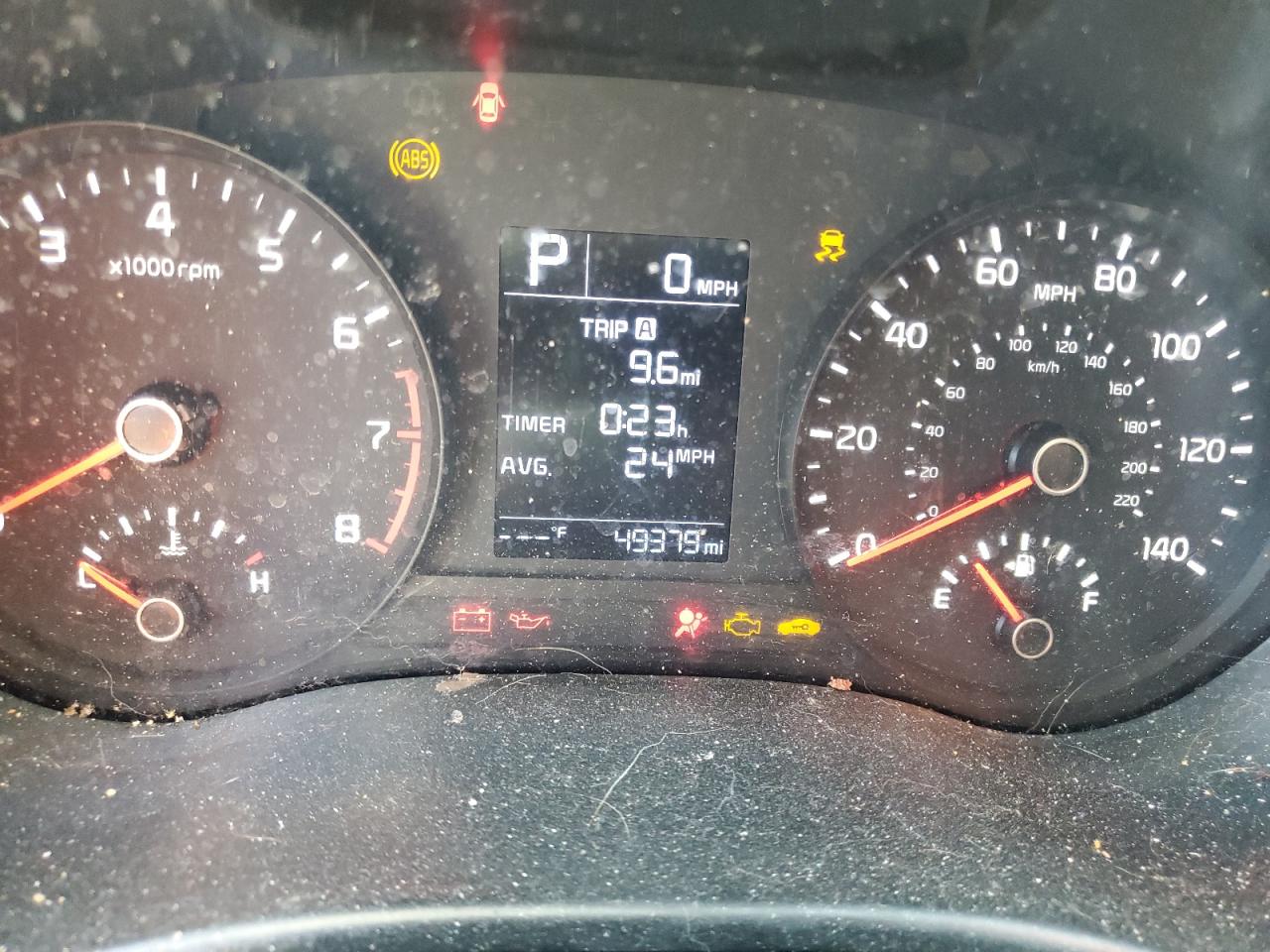 2023 KIA Rio VIN 3KPA24AD3PE613044 Copart auction photo, front end damage thumbnail 9