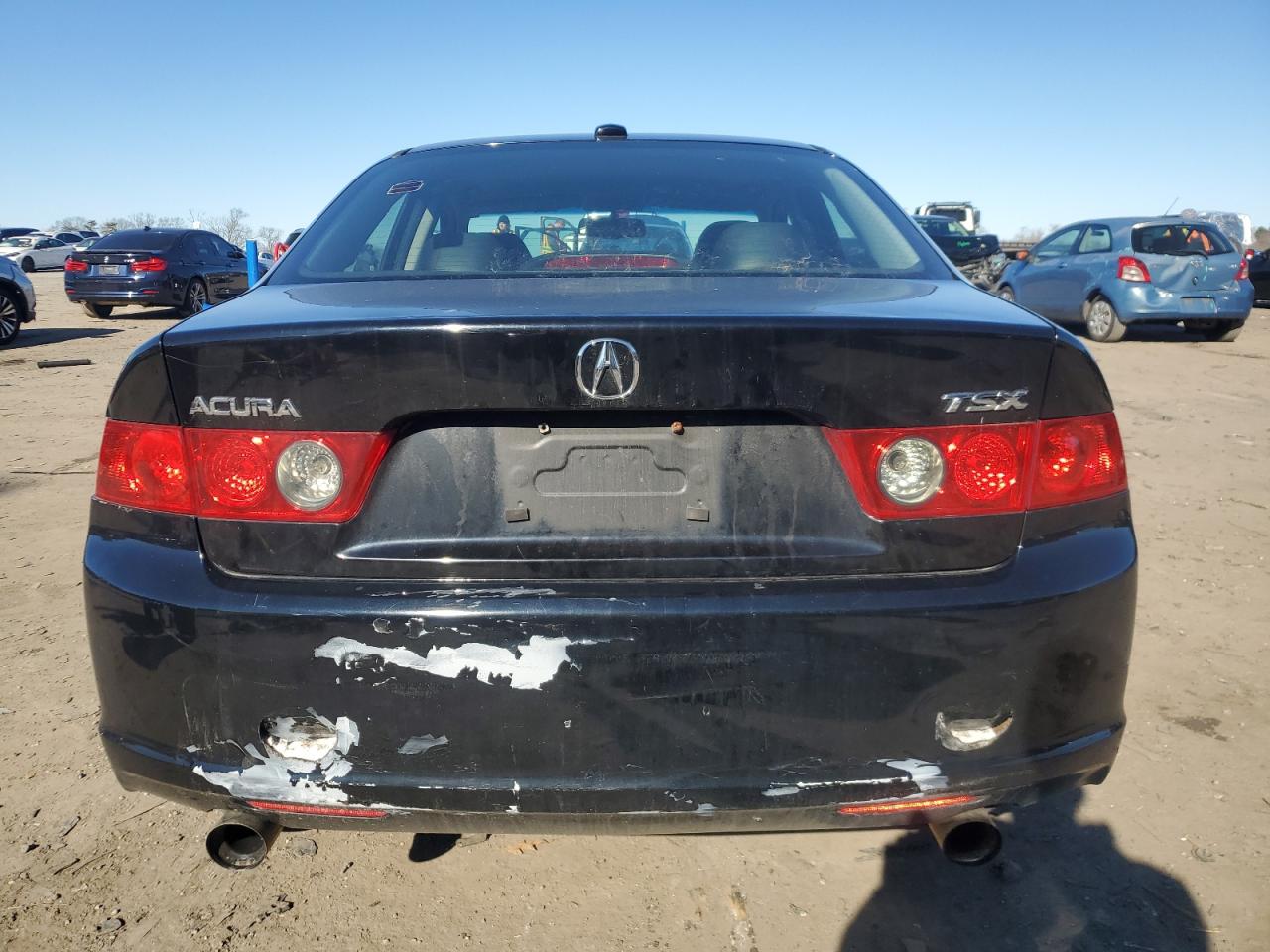 2007 Acura TSX VIN JH4CL96957C001988 Copart auction photo, front end / rear end damage thumbnail 6