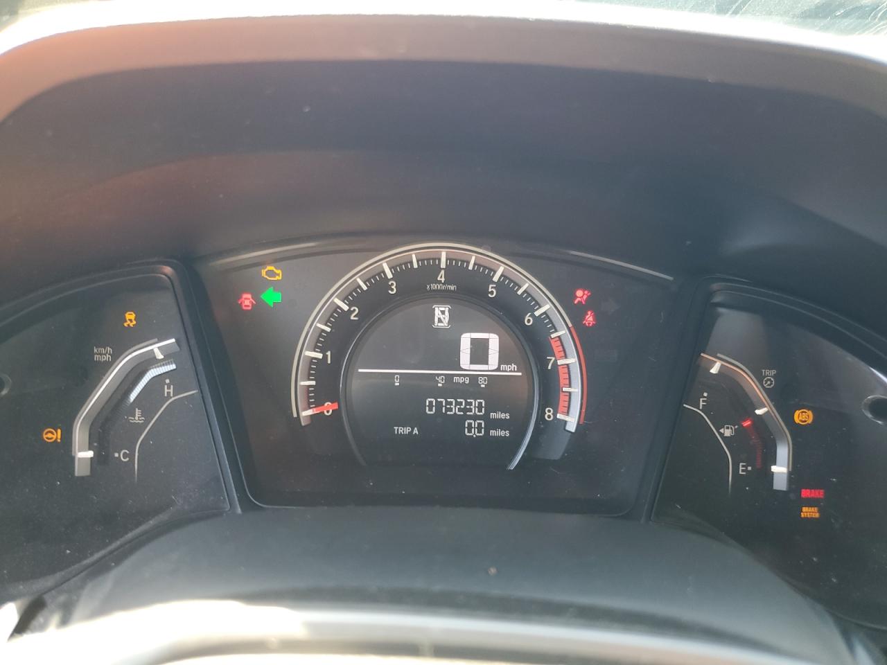 2018 Honda Civic VIN SHHFK7H42JU239314 Copart auction photo, front end / side damage thumbnail 9