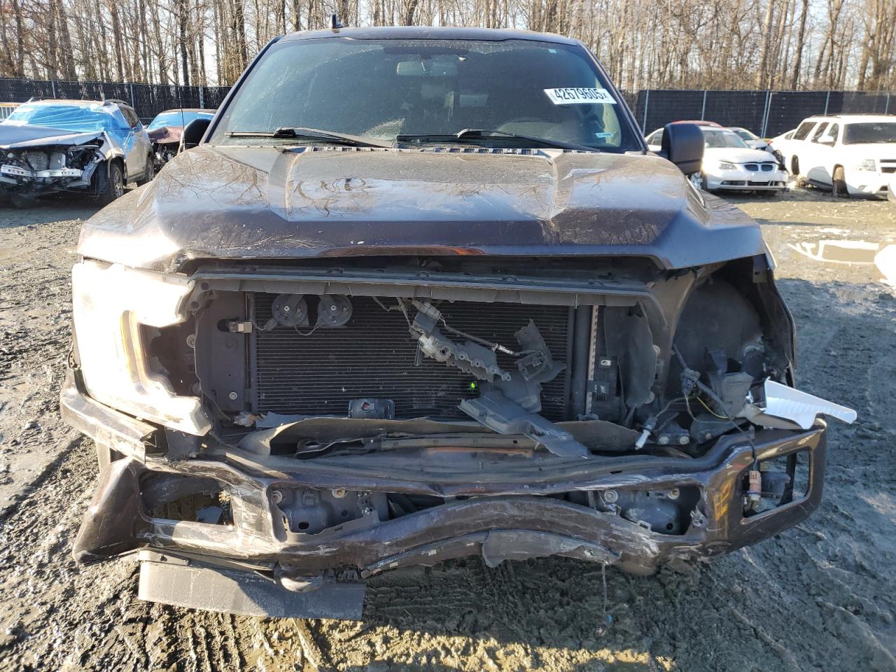 2018 Ford F-150 VIN 1FTEW1EP1JFA59234 Copart auction photo, front end / undercarriage damage thumbnail 5