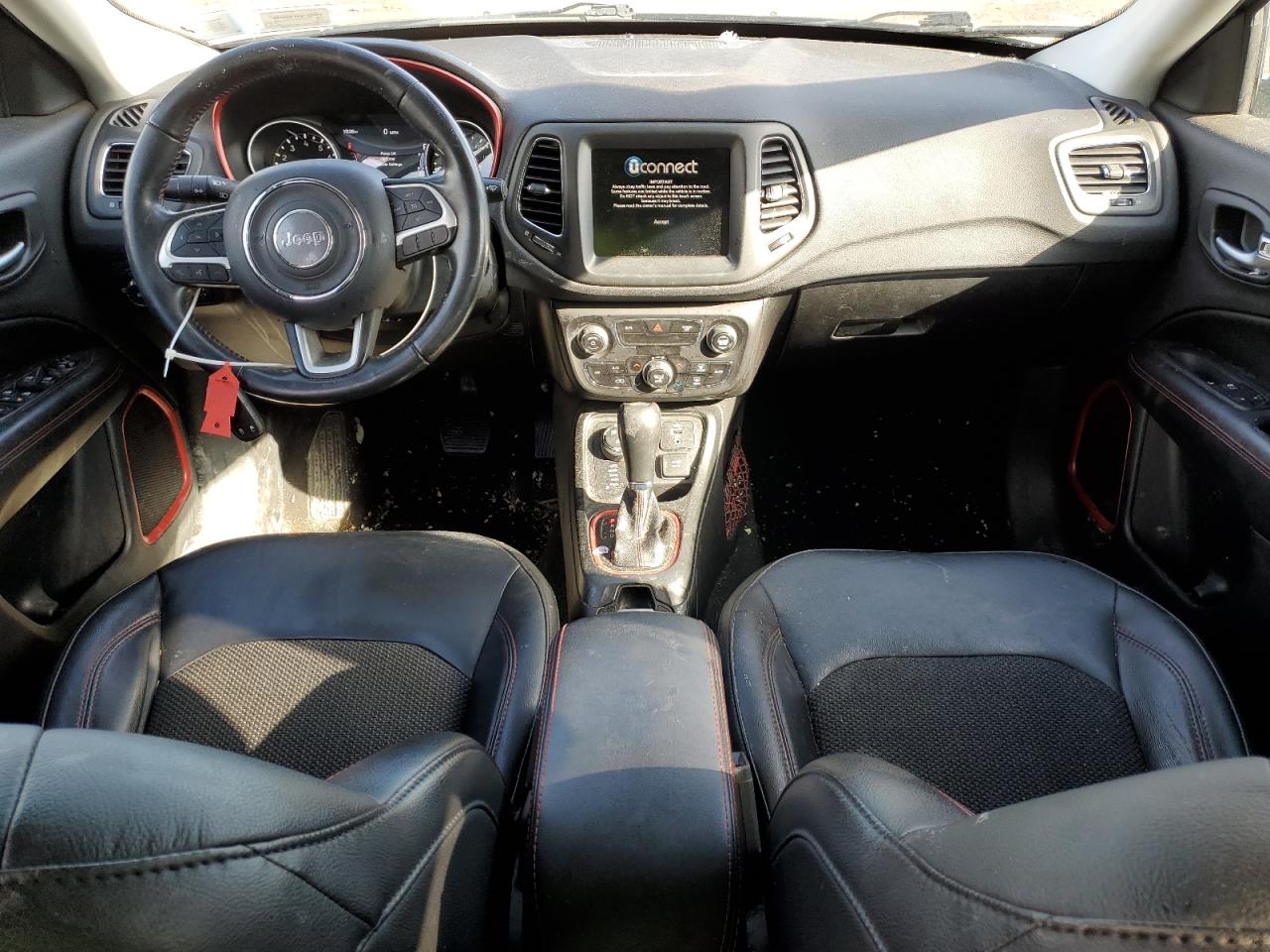 2019 Jeep Compass VIN 3C4NJDDB5KT799866 Copart auction photo, front end / minor dent/scratches damage thumbnail 8