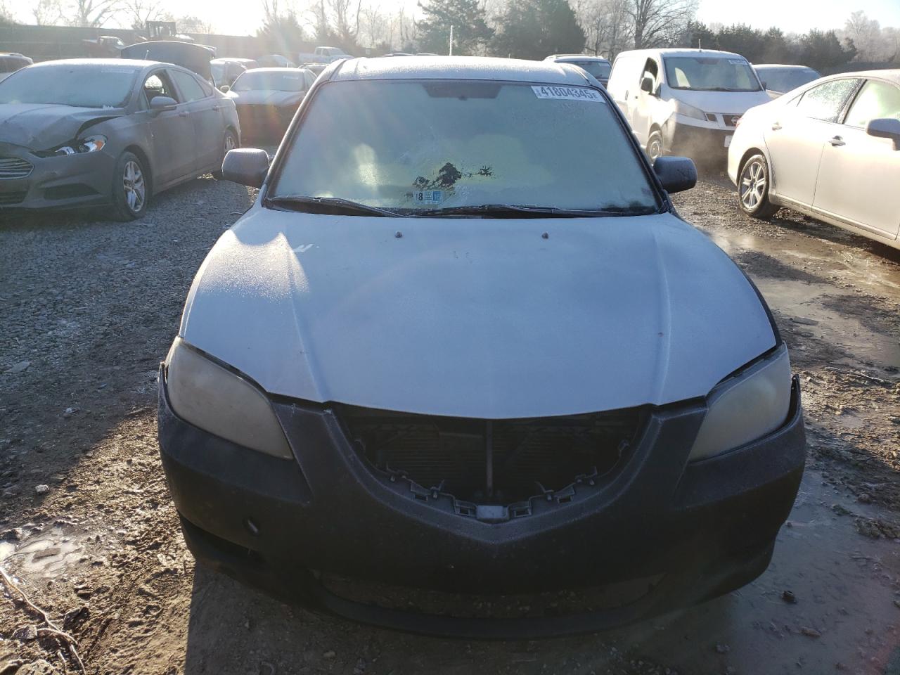 2005 Mazda 3 VIN JM1BK12F851269231 Copart auction photo, side / front end damage thumbnail 5