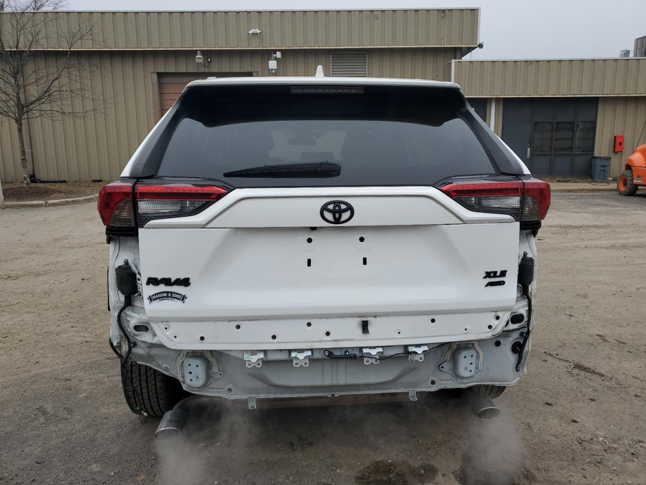2021 Toyota RAV 4 VIN 2T3P1RFV4MC226435 Copart auction photo, rear end damage thumbnail 6