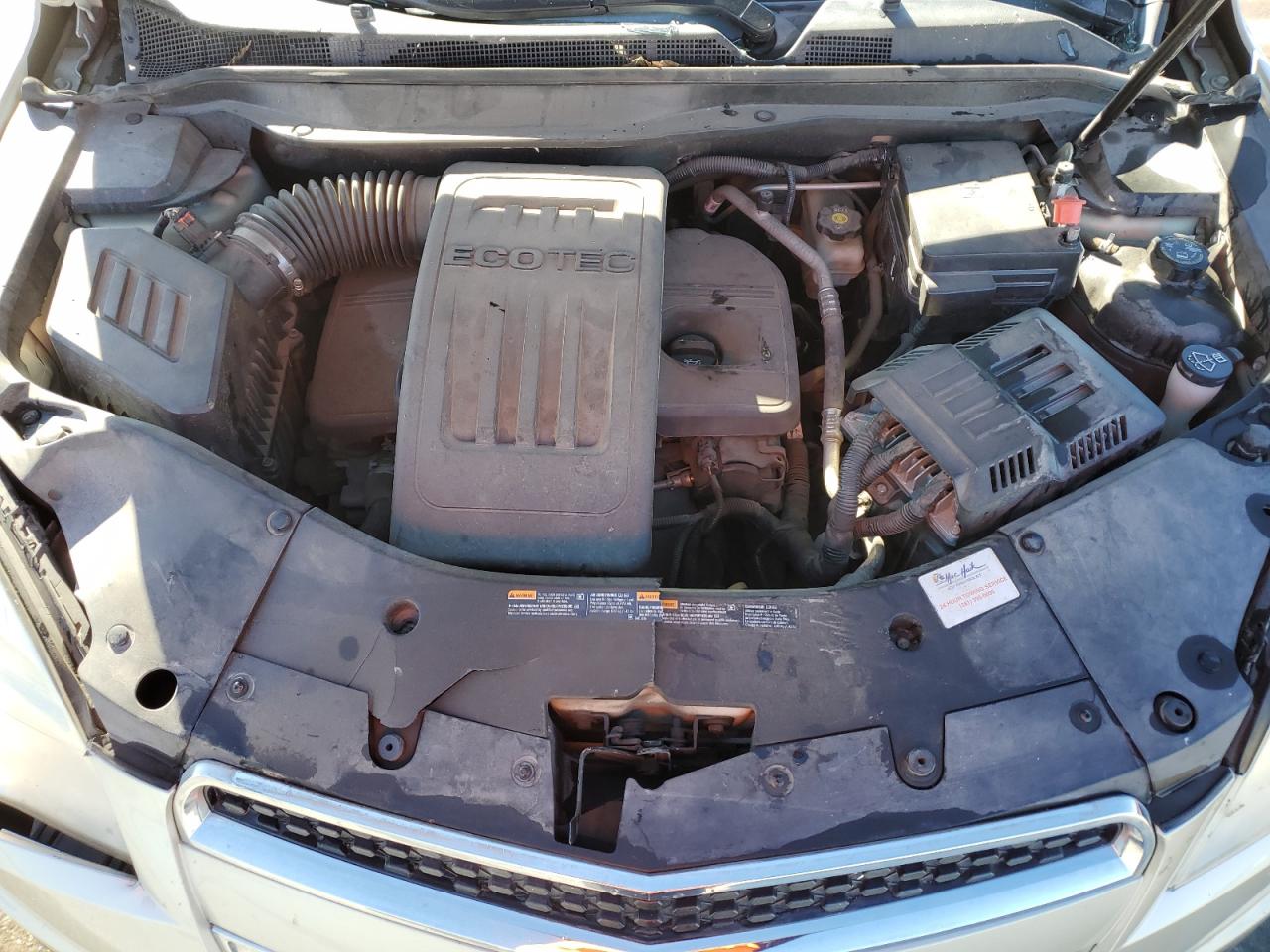 2014 Chevrolet Equinox VIN 1GNALBEK5EZ116435 Copart auction photo, front end / hail damage thumbnail 12