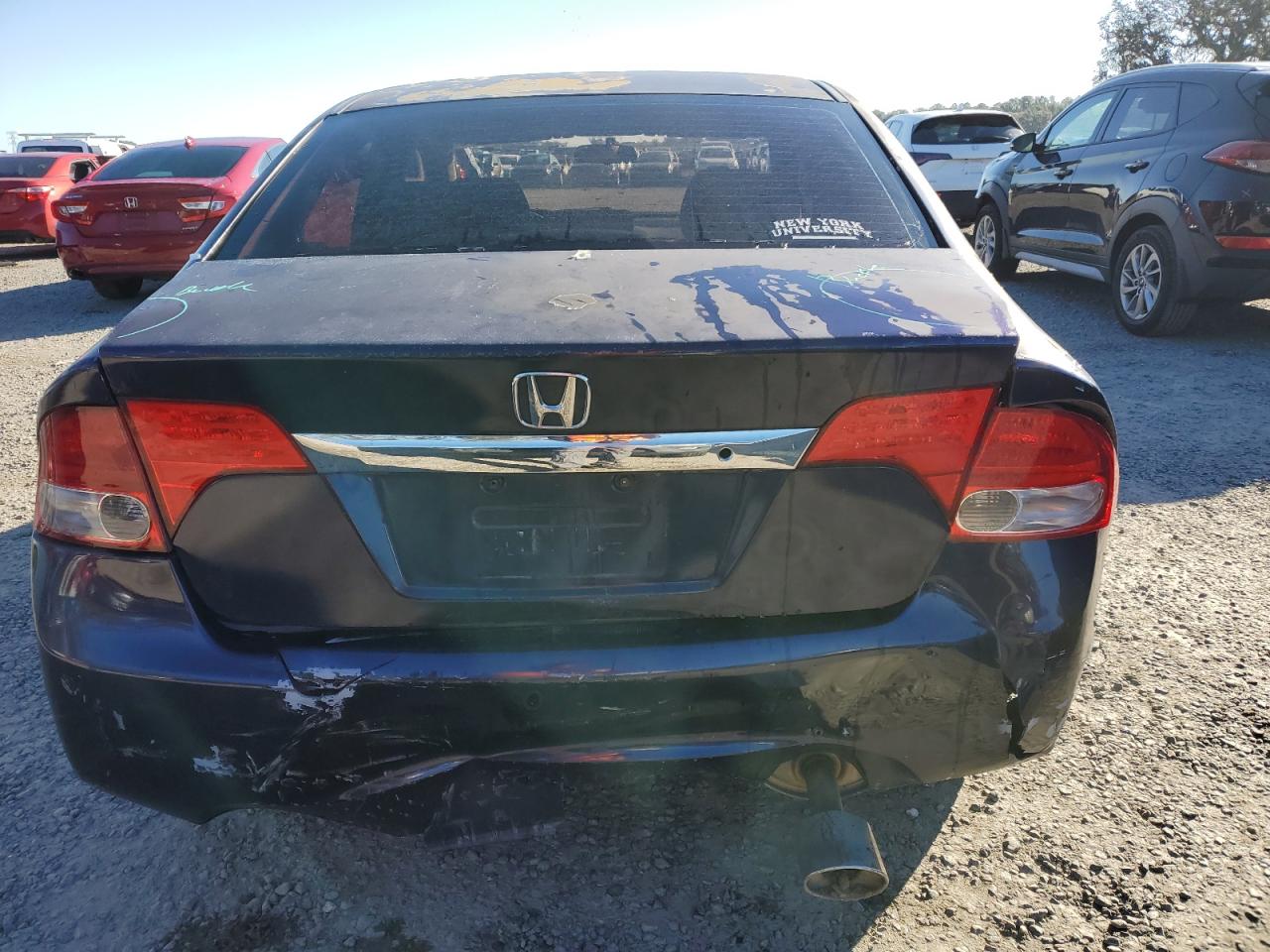 2011 Honda Civic VIN 2HGFA1F3XBH547016 Copart auction photo, rear end damage thumbnail 6