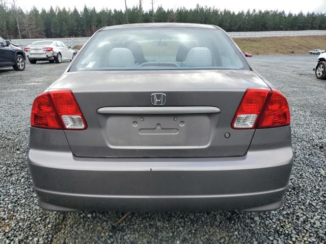 2004 Honda Civic VIN 2HGES16594H582370 Copart auction photo, side / undercarriage damage thumbnail 6