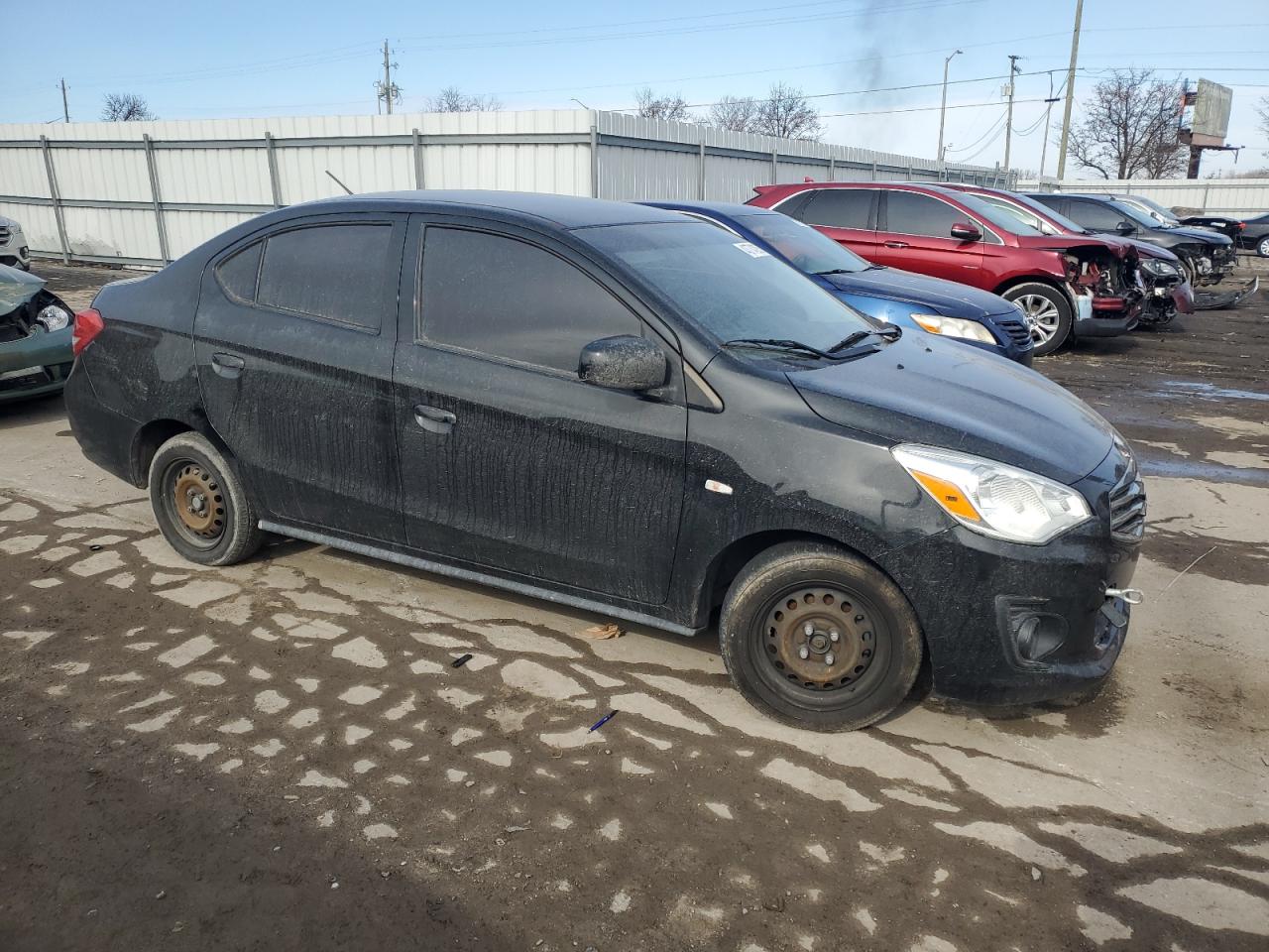 2019 Mitsubishi Mirage VIN ML32F3FJ0KHF09119 Copart auction photo, water/flood damage thumbnail 4