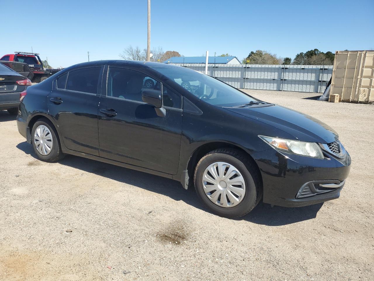 2015 Honda Civic VIN 19XFB2F54FE294229 Copart auction photo, side / rear end damage thumbnail 4