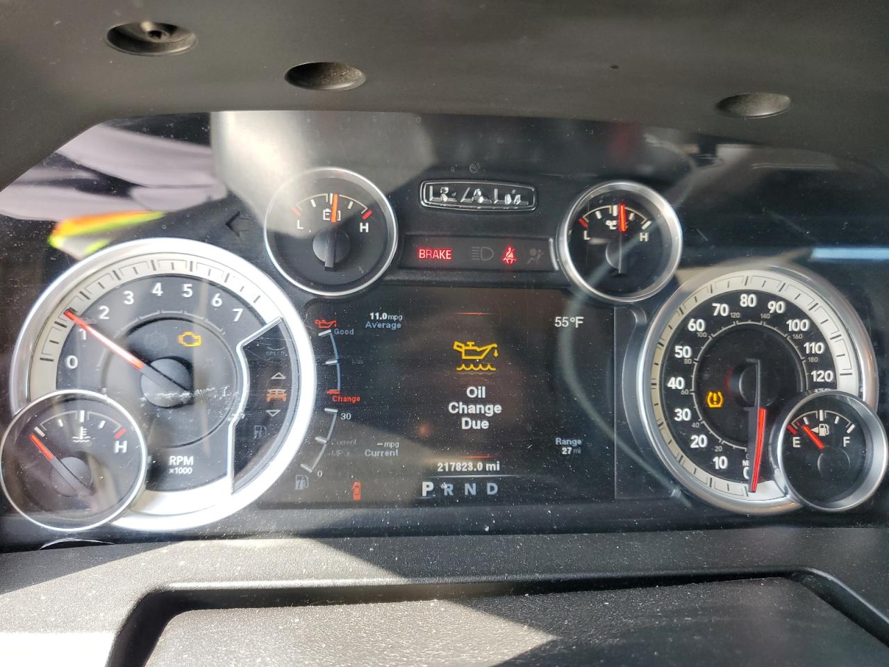 2014 RAM 1500 VIN 1C6RR7TT5ES261106 Copart auction photo, burn - engine / mechanical damage thumbnail 9