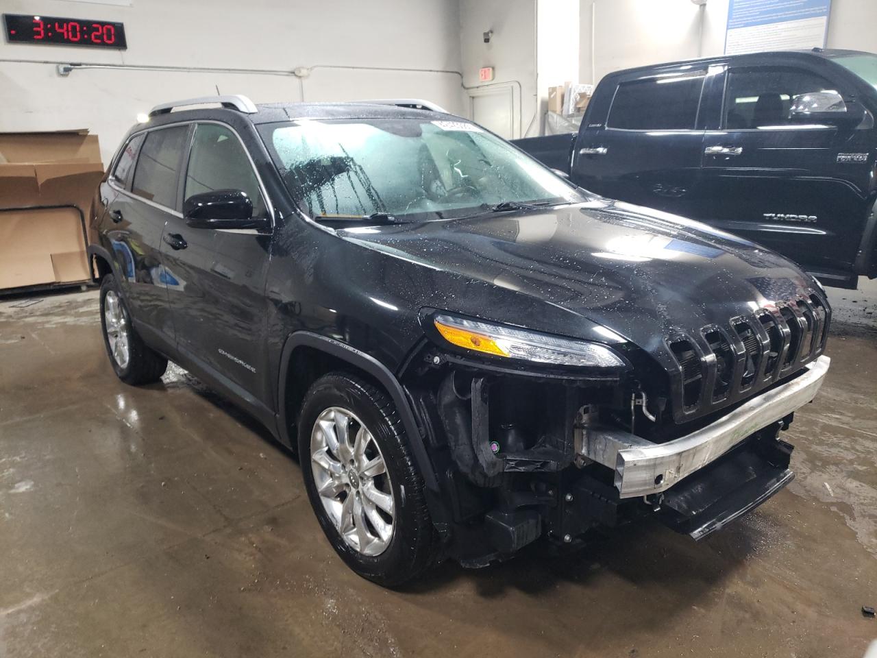 2015 Jeep Grand Cherokee VIN 1C4PJMDS3FW653670 Copart auction photo, all over damage thumbnail 4
