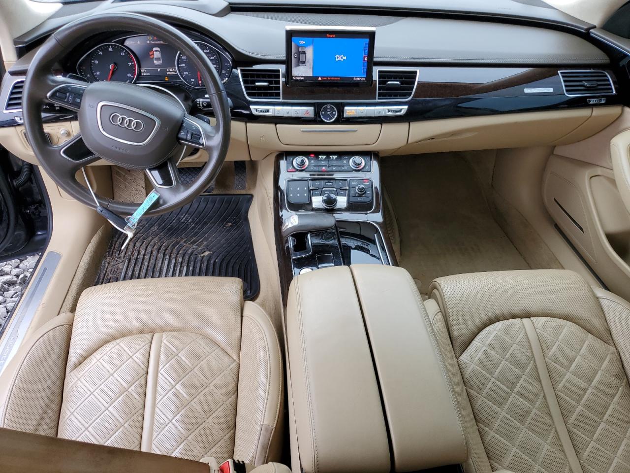 2017 Audi A8 VIN WAU44AFD9HN002783 Copart auction photo, front end damage thumbnail 8