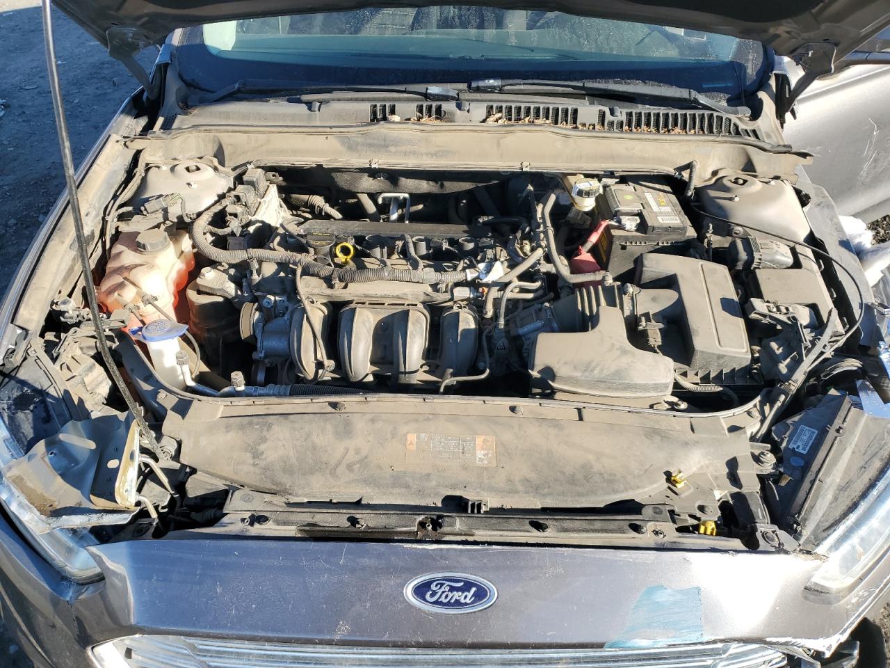 2013 Ford Fusion VIN 3FA6P0H76DR102972 Copart auction photo, front end / side damage thumbnail 11