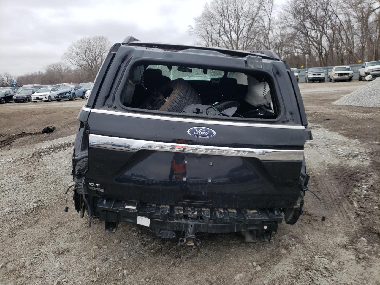 2021 Ford Expedition VIN 1FMJU1JT2MEA43900 Copart auction photo, all over damage thumbnail 6