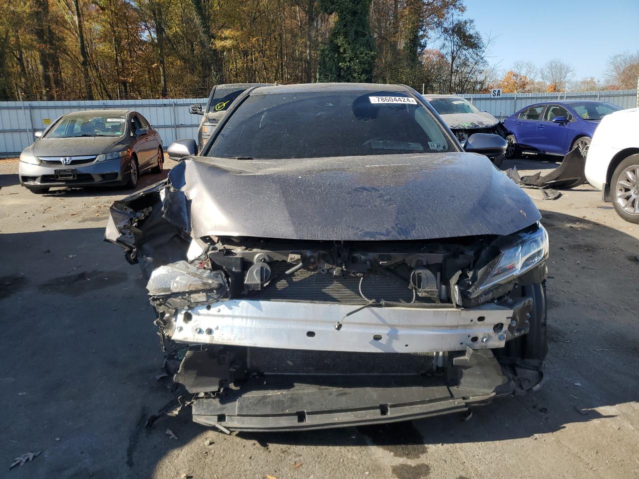 2022 Toyota Camry VIN 4T1C11AK0NU680929 Copart auction photo, front end damage thumbnail 5