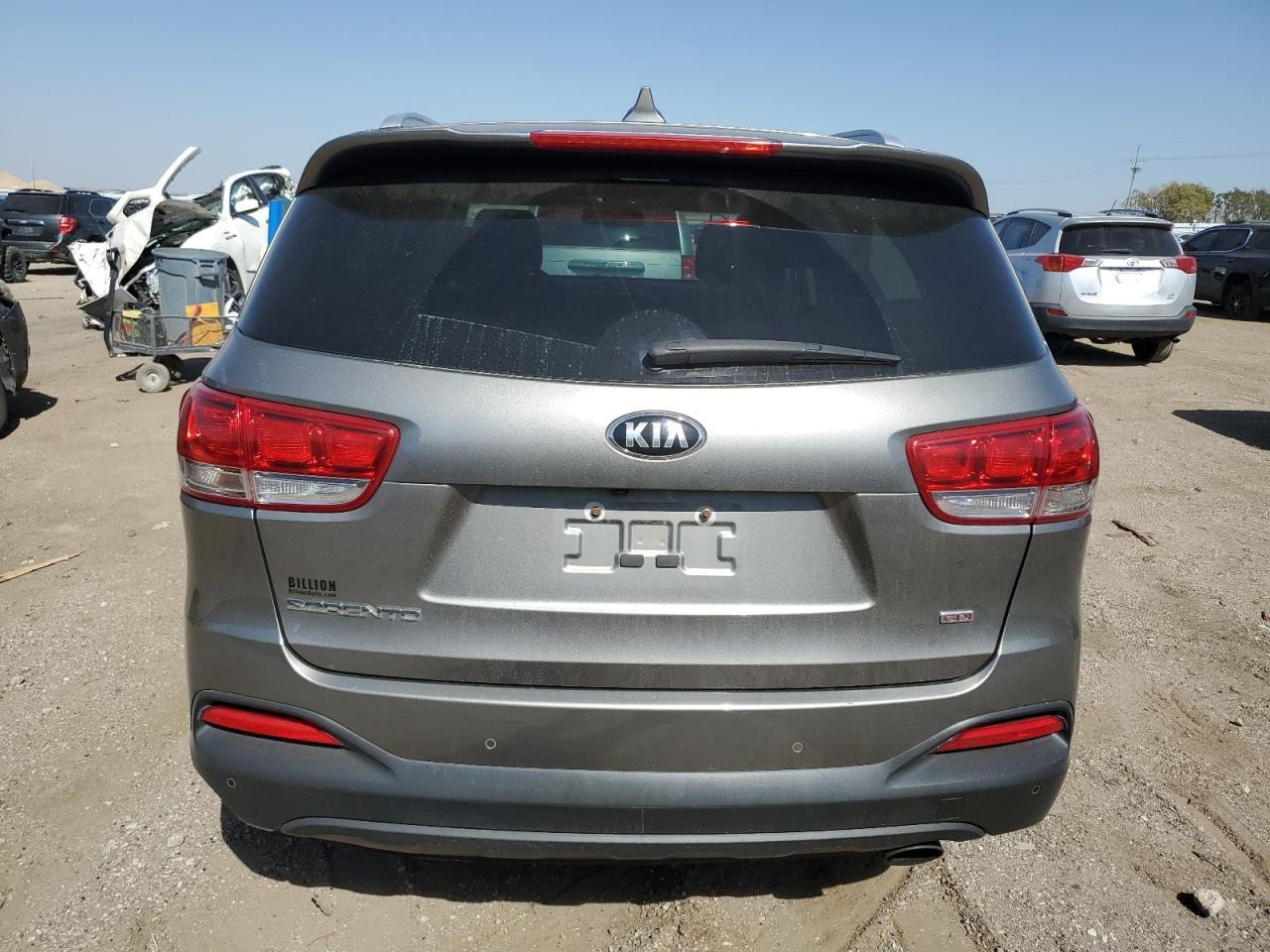 2017 KIA Sorento VIN 5XYPGDA32HG271593 Copart auction photo, side damage thumbnail 6
