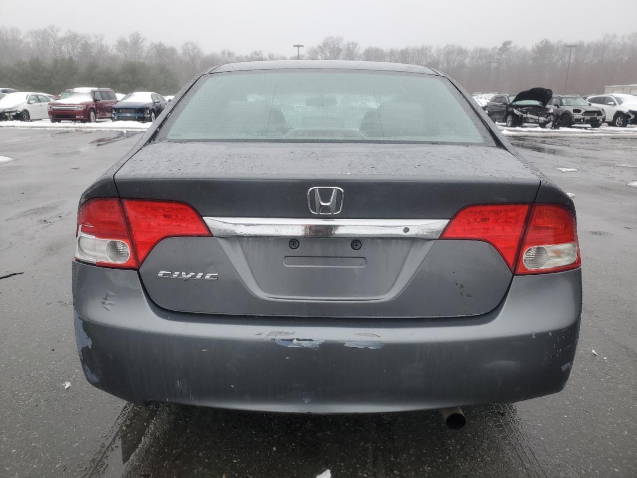 2009 Honda Civic VIN 19XFA163X9E018962 Copart auction photo, all over damage thumbnail 6