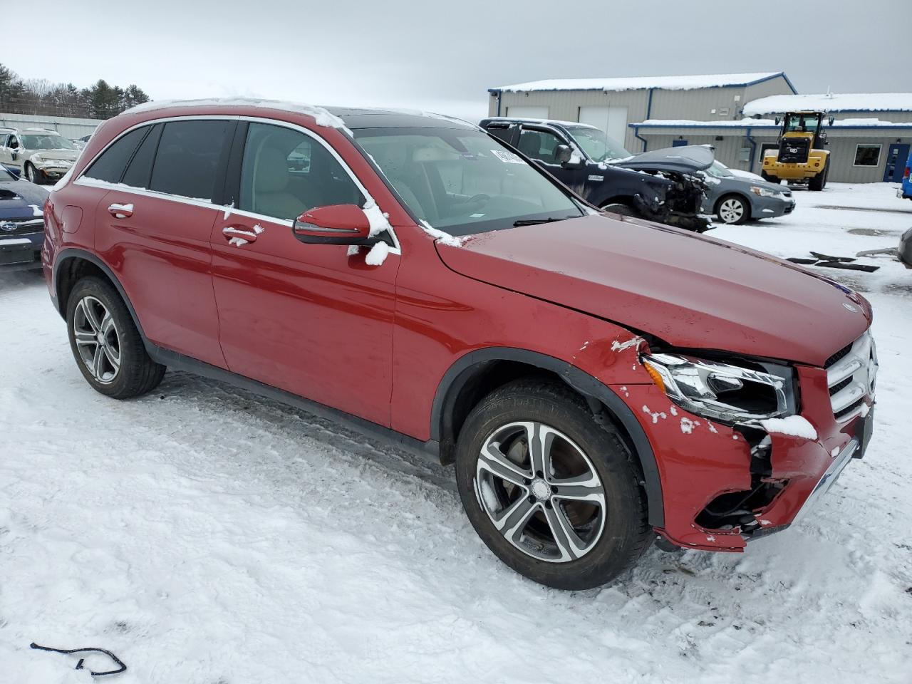 2017 Mercedes-Benz GLC VIN WDC0G4KBXHF122529 Copart auction photo, front end damage thumbnail 4